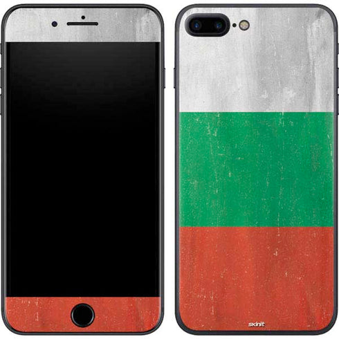 Bulgarian Flag Distressed iPhone 8 Plus Skin